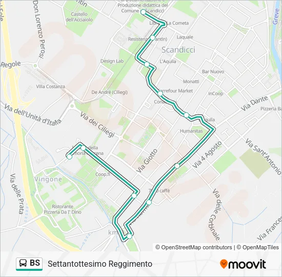 BS Bus Line Map
