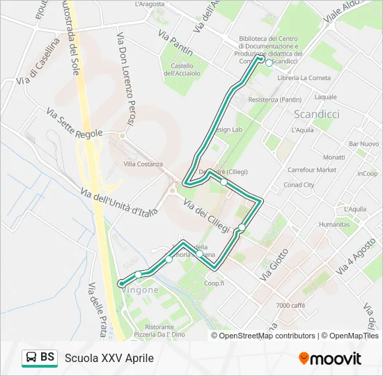 BS Bus Line Map