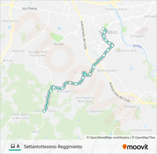 A Bus Line Map
