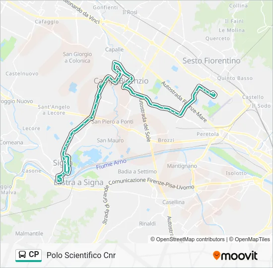CP Bus Line Map