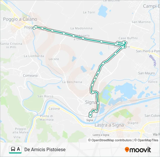A Bus Line Map
