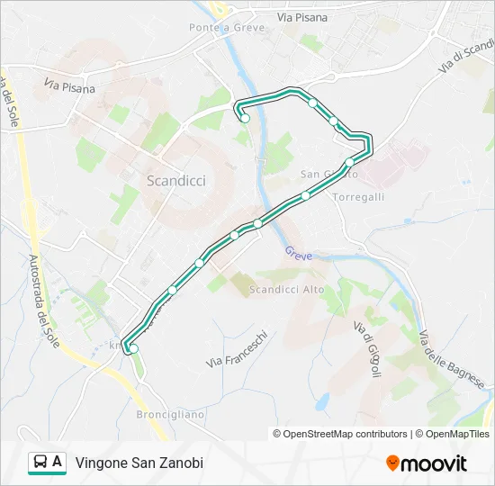 A Bus Line Map