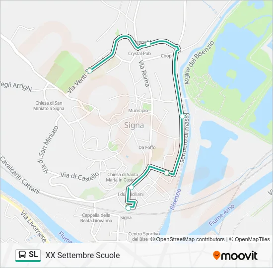 SL Bus Line Map