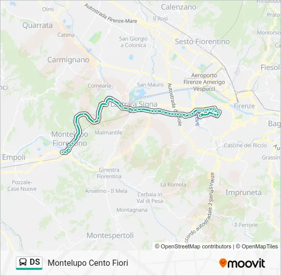 DS Bus Line Map