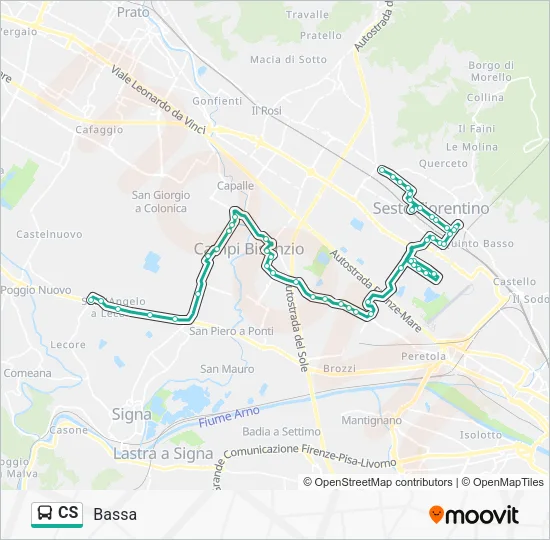 CS Bus Line Map