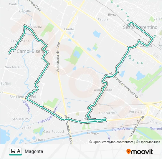 A Bus Line Map