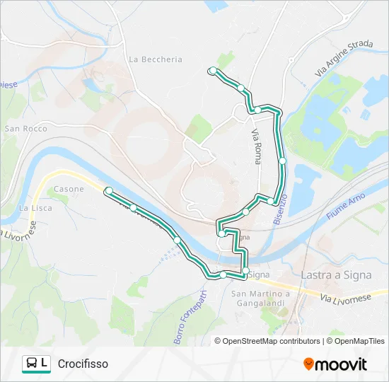 L Bus Line Map