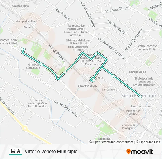 A Bus Line Map