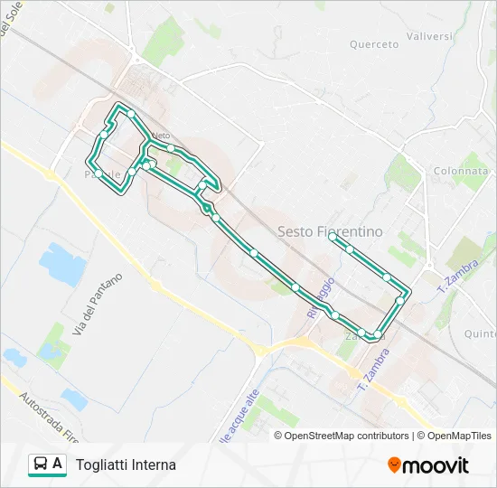 A Bus Line Map