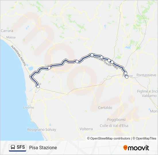SFS Bus Line Map
