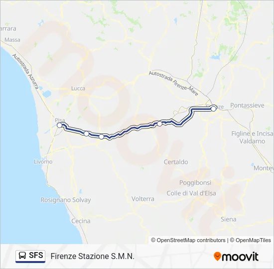 SFS Bus Line Map
