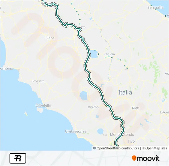 R Train Line Map
