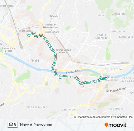 8  Line Map