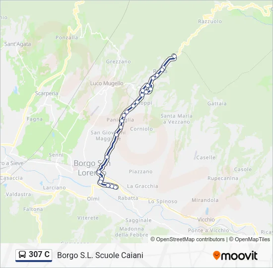 307 C Bus Line Map