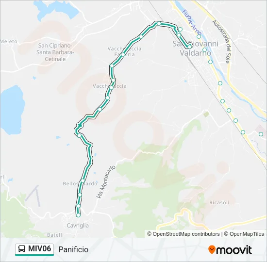 MIV06 Bus Line Map