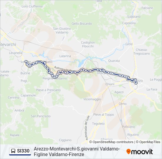 SI330 Bus Line Map
