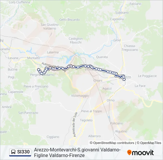 SI330 Bus Line Map