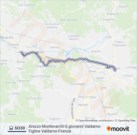 SI330 Bus Line Map