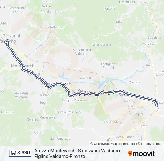 SI330 Bus Line Map
