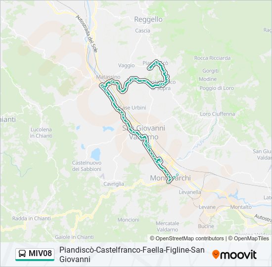 MIV08  Line Map