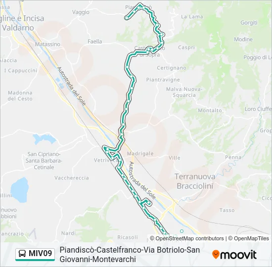 MIV09  Line Map