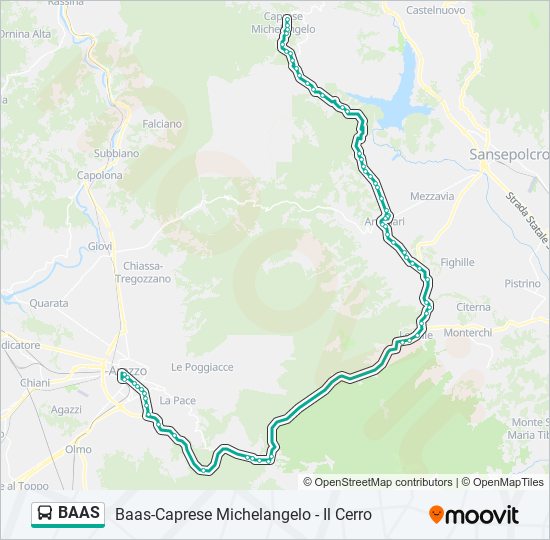 baas Route Schedules Stops Maps Baas Caprese Michelangelo