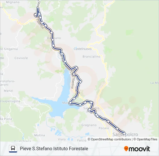 BAVPSSCC Bus Line Map