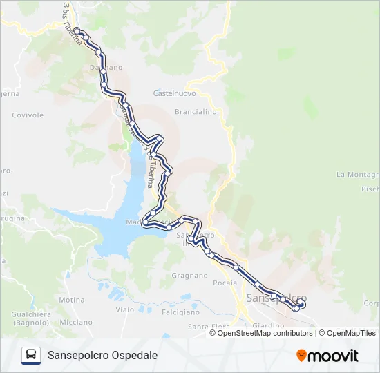BAVPSSCC Bus Line Map
