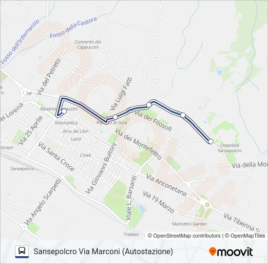 BAVPSSCC Bus Line Map
