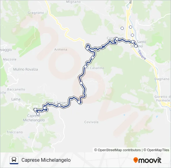 BAVPSSCC Bus Line Map
