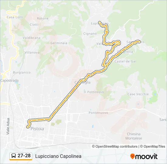 27-28 Bus Line Map
