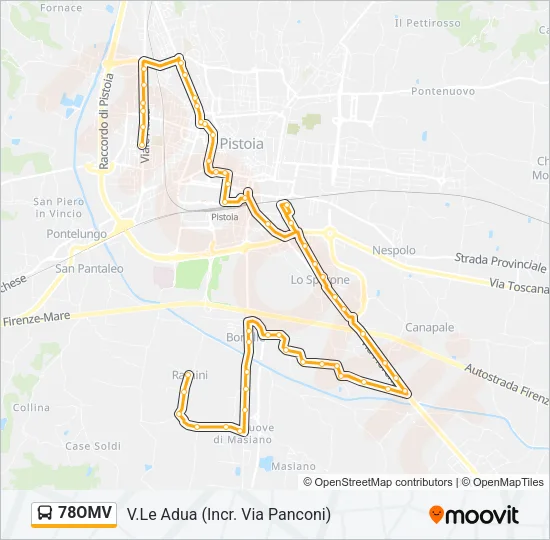 78OMV Bus Line Map