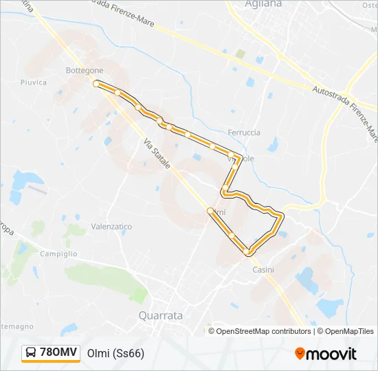 78OMV Bus Line Map