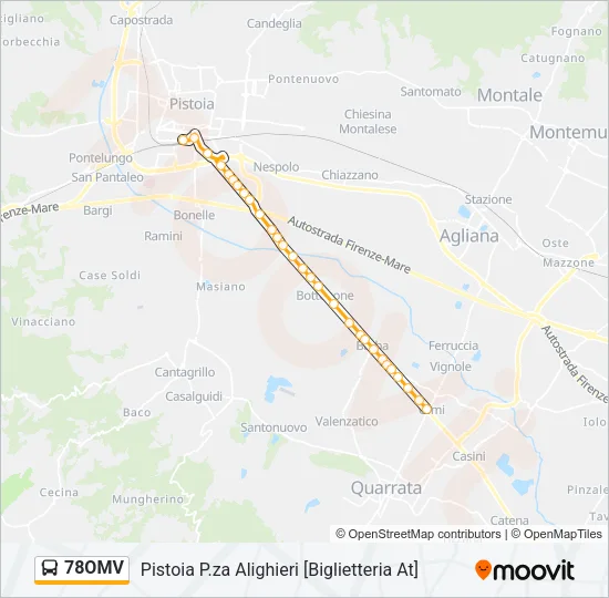 78OMV Bus Line Map