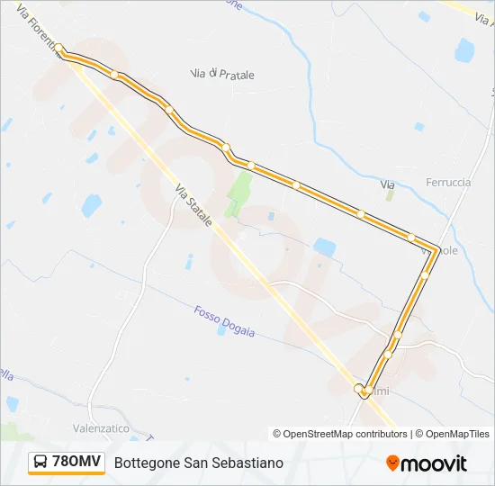 78OMV Bus Line Map
