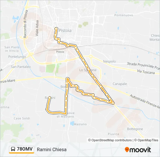 78OMV Bus Line Map