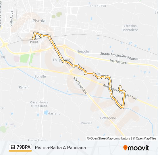 79BPA Bus Line Map