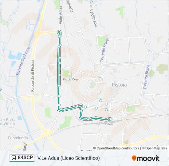 84SCP Bus Line Map