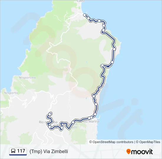 117 Bus Line Map