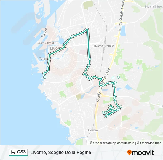 CS3 Bus Line Map