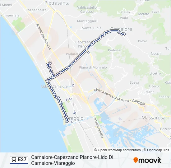 E27 Bus Line Map