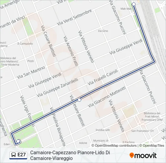 E27 Bus Line Map