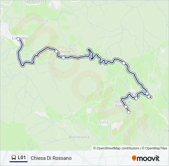 L01 Bus Line Map