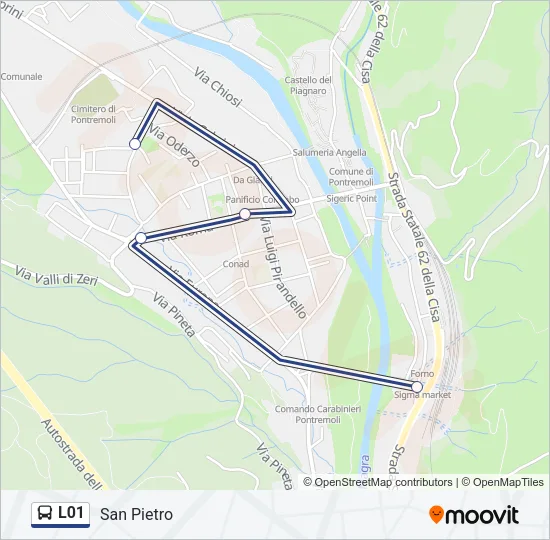 L01 Bus Line Map