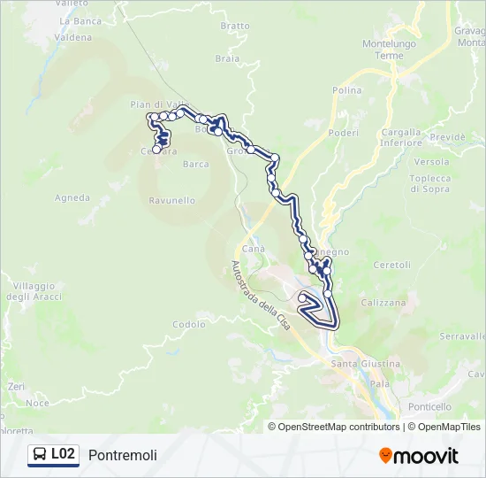 L02 Bus Line Map