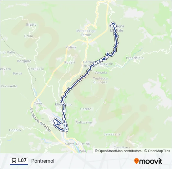 L07 Bus Line Map
