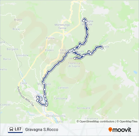 L07 Bus Line Map