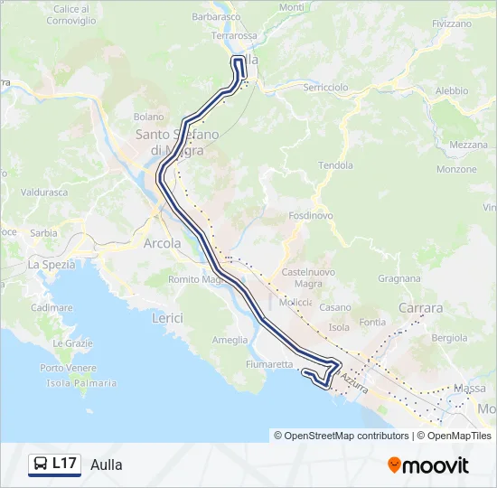 L17 Bus Line Map