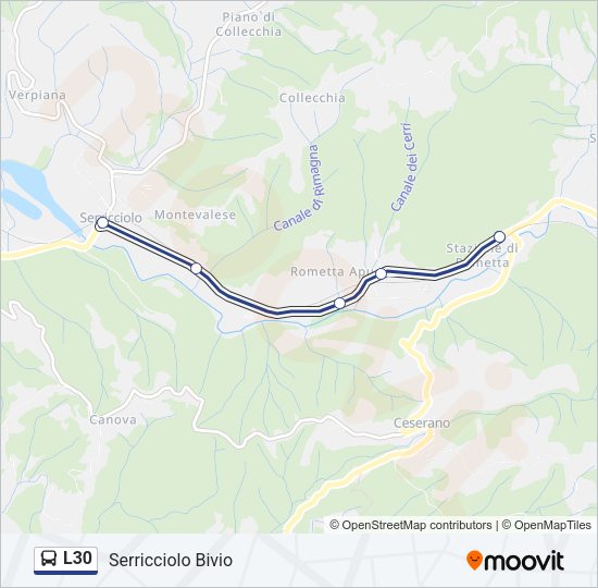 L30 Bus Line Map
