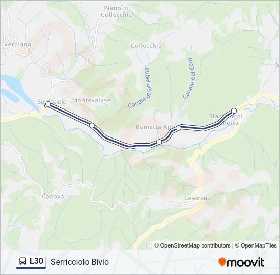L30 Bus Line Map